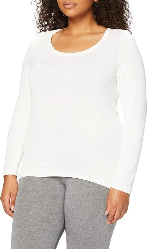 Damart T-shirt Manches Longues Fine Cote Femme — Vetements ski