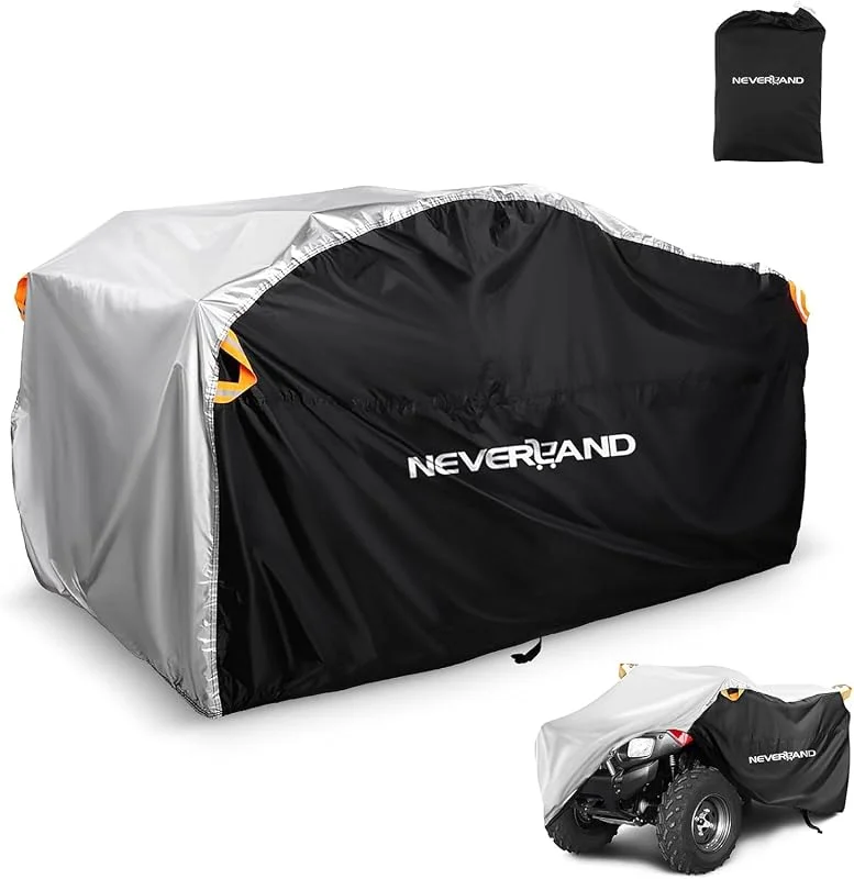 NEVERLAND Housse pour Quad ATV Imperméable Anti-UV, 210x120x115cm (XL) — Equipement ski