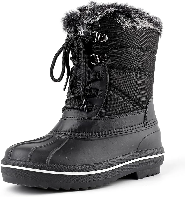 riemot Bottes de Neige Bottes de Pluie Femme Bottes Caoutchouc Femme Chaussures Hiver Imperméable Chaudes Bottines de Randonnée Boots de Trekking Outdoor — Equipement ski