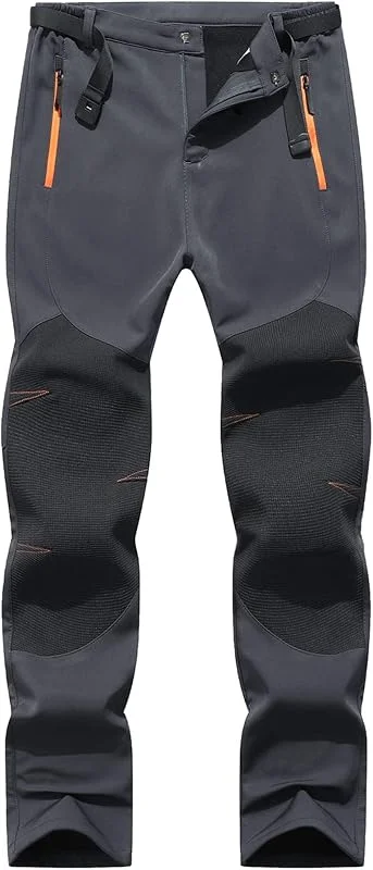 BenBoy Homme Pantalon Ski Imperméable Outdoor Pantalon Trekking Randonnée Softshell Thermique Étanche Coupe-Vent Hiver Pantalon de Montagne Escalade — Vetements ski