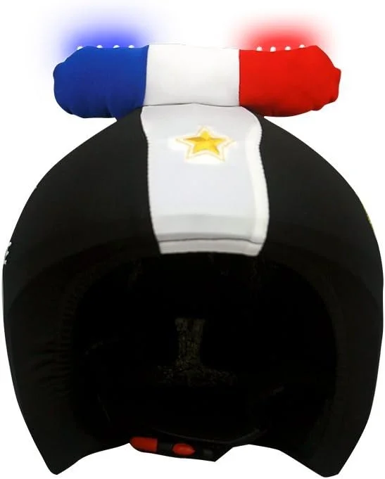 Coolcasc Multisport Couvre-Casque LED Police — Equipement ski