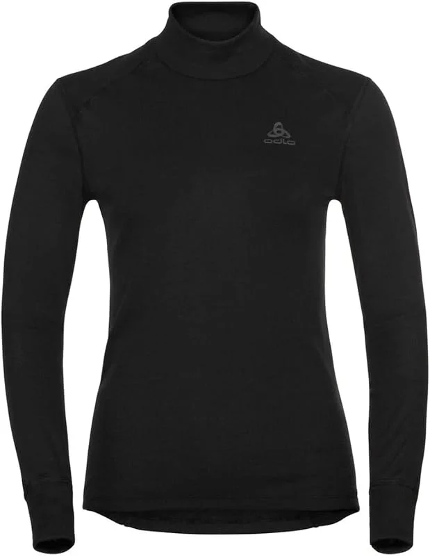 Odlo Active Warm Haut Thermique Manches Longues col Montant Femme — Vetements ski