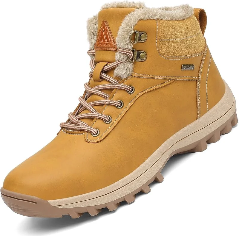 Mishansha Homme Femme Bottes de Neige Hiver Randonnée Chaussures Trekking Imperméable Outdoor Boots Taille 36-48 EU — Equipement ski