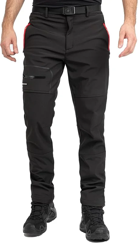Höhenhorn Trekmaster Pantalon de randonnée en softshell pour homme - Pantalon d'hiver doublé - Pantalon de snowboard — Vetements ski