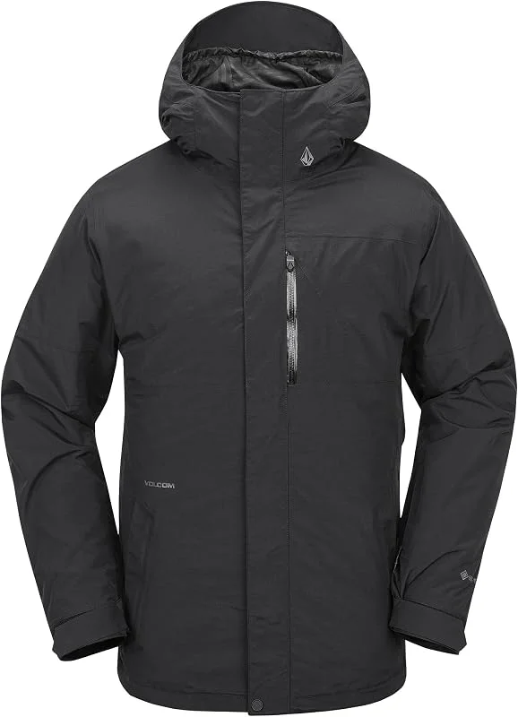 Volcom - Veste De Ski, snow L Ins Gore-tex Black Homme - Homme - Noir — Vetements ski
