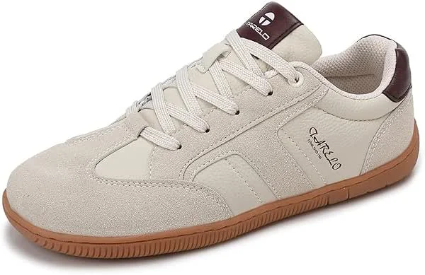 TARELO Chaussures Barefoot Femme Pieds Larges Minimalistes Baskets Zero Drop Légères Antidérapantes Marche Sneakers Mode Taille 36-41 — Equipement ski