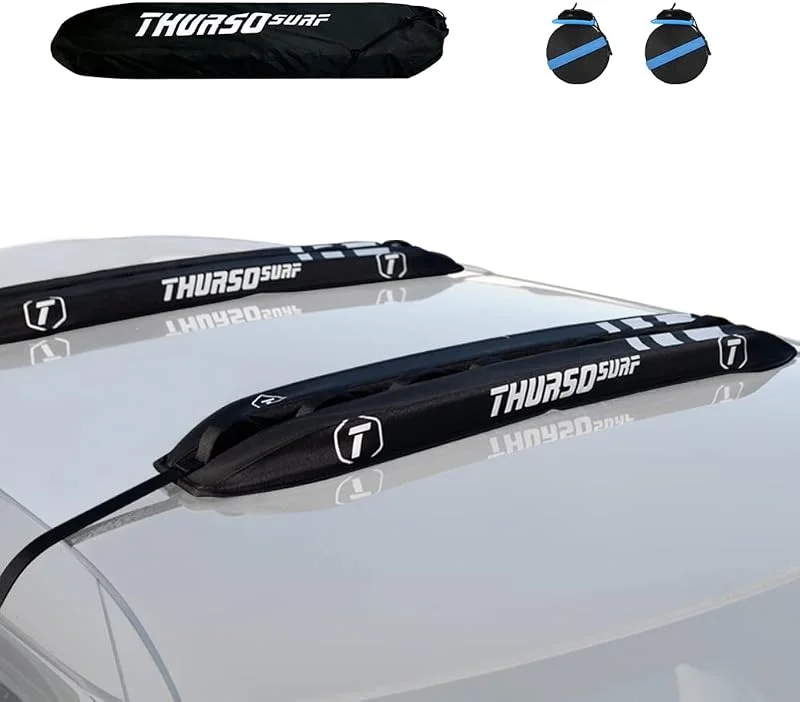 Thurso Surf Porte-Bagages de Toit Souple Universel pour Kayak, Ski, Snowboard, Sup Paddle Board - Solution de Transport Polyvalente et sécurisée avec Sac de Rangement Portable — Equipement ski