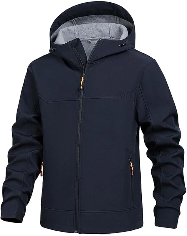 Générique Ski Veste Tres Chaude Homme Outdoor D'Hiver Imperméable Manteau Blouson Militaire Randonnée Avec Capuche Amovible Softshell Épais Fonctionnel Snowboard — Vetements ski