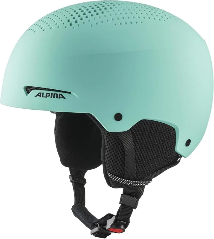 Alpina ZUPO JR Helm 2024 Turquoise Matt — Equipement ski