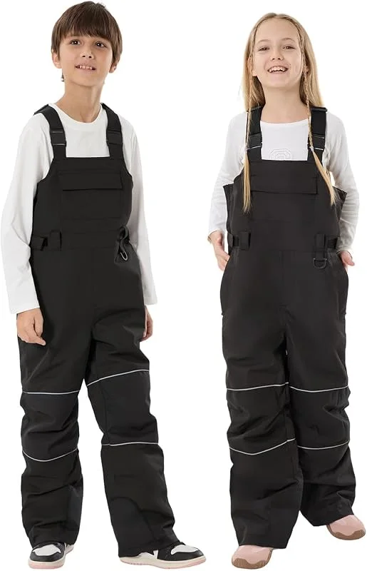 GSOU SNOW Pantalon de Ski Enfant Salopette Neige Bretelles Regular Fit — Vetements ski
