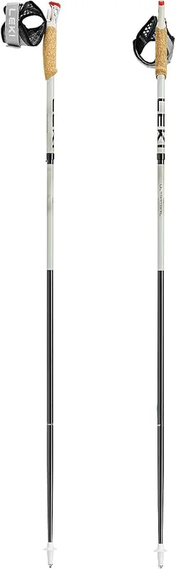 LEKI Ultratrail FX.One Bâtons de Trail pour Homme et Femme, Pliable en Carbone, Ultraléger, Longueur Fixe — Equipement ski