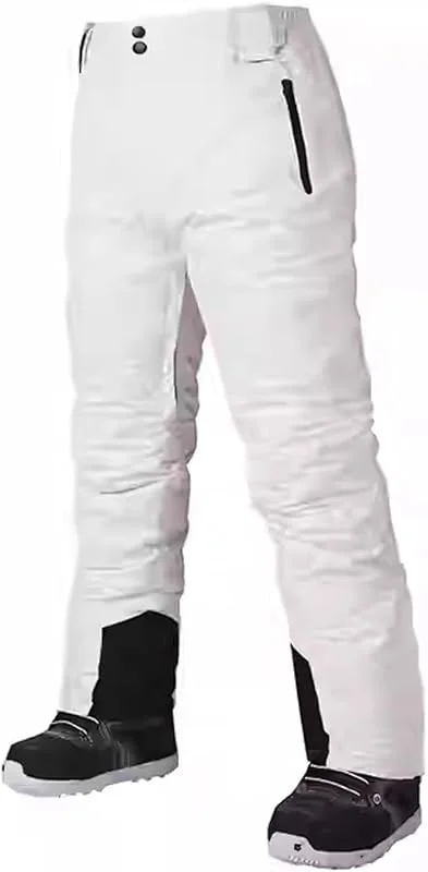 Pantalon de ski pour homme avec bretelles amovibles pour les activités d'hiver telles que le snowboard, le ski — Vetements ski