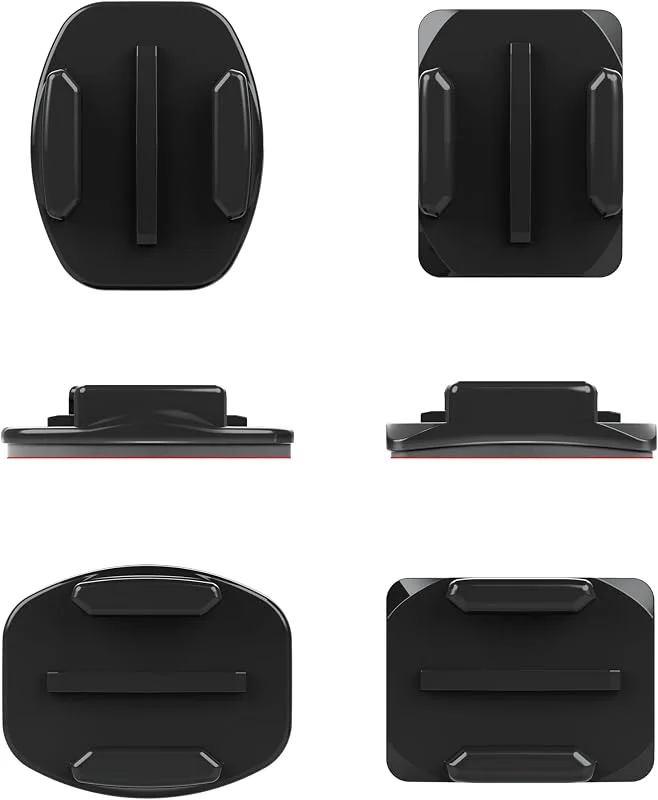 GoPro Fixations adhésives incurvées + fixations adhésives plates - pour caméra embarquée GoPro — Equipement ski