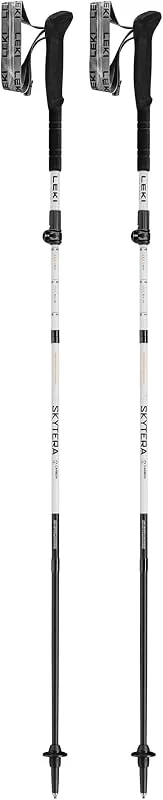 LEKI Skytera FX Carbon SL Bâtons de Marche Pliables et légers réglables pour randonnée, Emballage Rapide et Alpinisme — Equipement ski