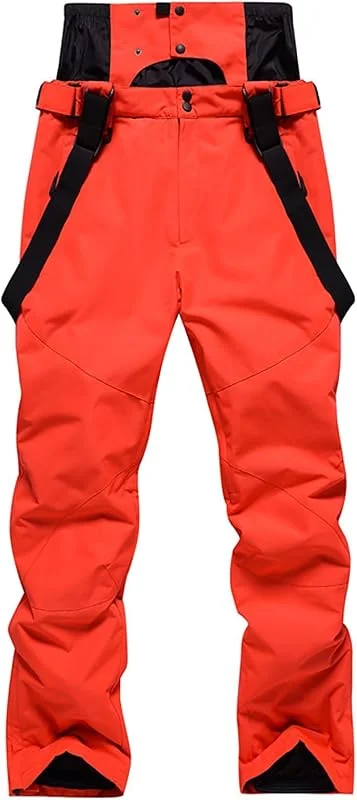 Generisch Pantalon de snowboard - Pantalon de ski pour homme - Avec bretelles - Imperméable - Baggy - Grandes tailles - Pantalon de ski pour homme - Chaud - Pantalon de jogging - Pantalon de travail — Vetements ski