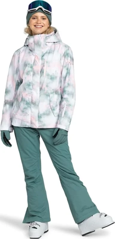 Roxy Jetty Block Jacket – 10k Waterproof, Insulated Snow Jacket, Pfas-free, Recycled Fabric Veste Femme (lot de 1) — Vetements ski