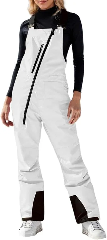 Générique Combinaison de ski isolée pour femmes vêtement thermique tout-en-un avec salopette idéale par temps hivernal rigoureux et conditions météorologiques — Vetements ski