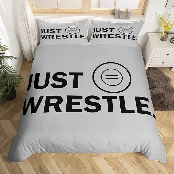 Homemissing Parure de lit avec housse de couette ultra douce sur le thème du sport pour enfants, femmes, hommes et femmes, avec fermeture éclair pour lit double — Equipement ski