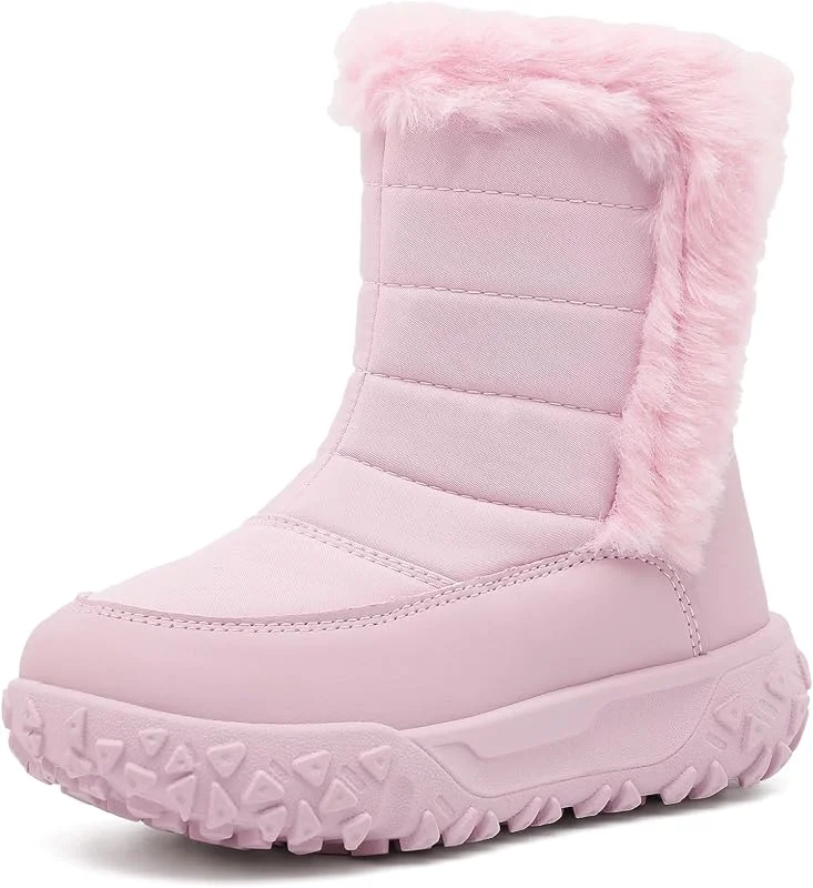 Bottes Neige Filles Hautes Chaudes Antidérapantes Imperméables — Equipement ski