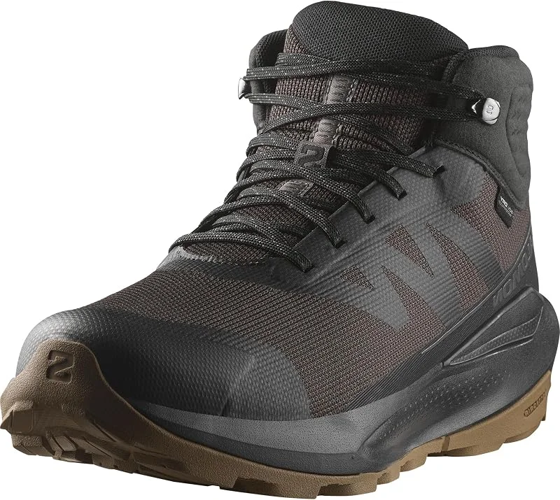 Salomon Elixir Tour Mid Chaussures Imperméables de randonnée pour Homme Confort Optimal Déroulé Souple Imperméabilité — Equipement ski