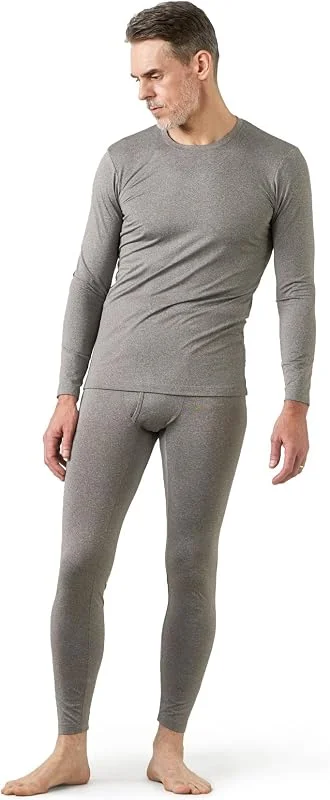 LAPASA Ensemble de sous-Vêtements Thermiques Homme Haut & Bas Maillot de Corps T-Shirt Manches Longues & Pantalon Chaud Automne, Hiver M11, M57, M24 — Vetements ski