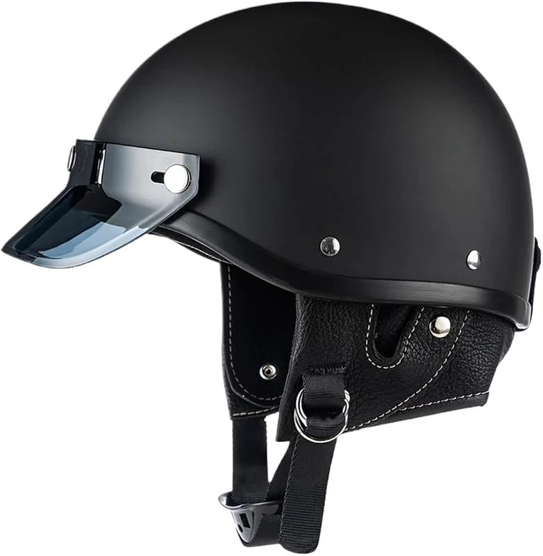 Casque Demi- Protection Tête Motocycliste — Equipement ski