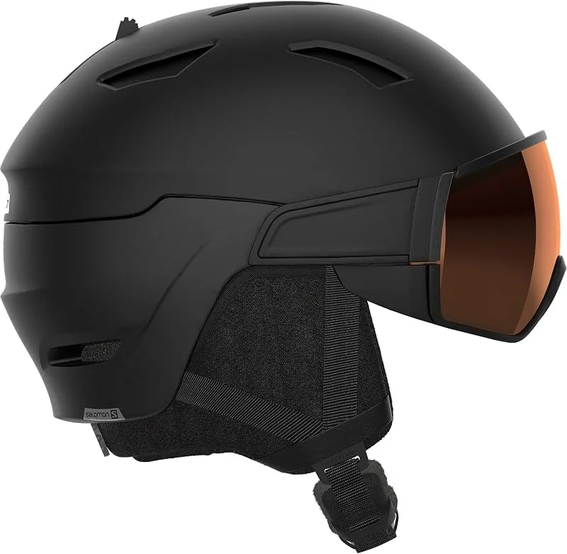 Salomon Driver Access Casque de Ski Visière pour Homme, Idéal pour Le Ski et Le Snowboard — Equipement ski