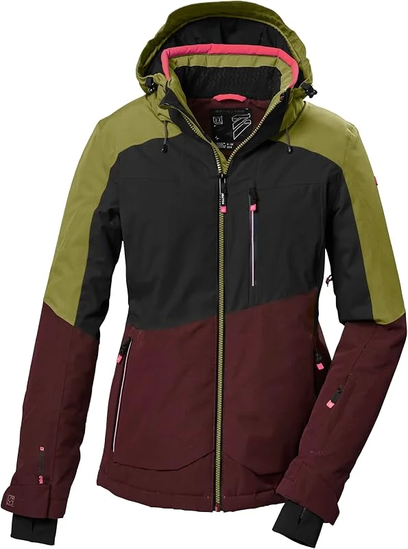 Killtec Ksw 37 Wmn Ski Jckt Veste de ski, veste fonctionnelle avec capuche amovible Femme — Vetements ski