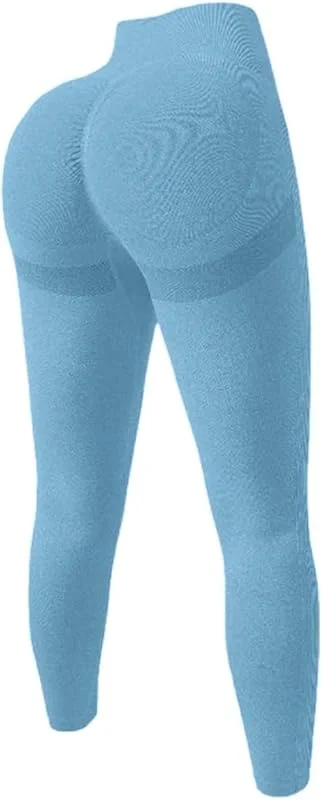 Generisch 2025 - Taille Haute Po Lifting Visage Tricoté Volant Serré Pêche Sport Fitness Yoga Pantalon Femme Élégant — Vetements ski