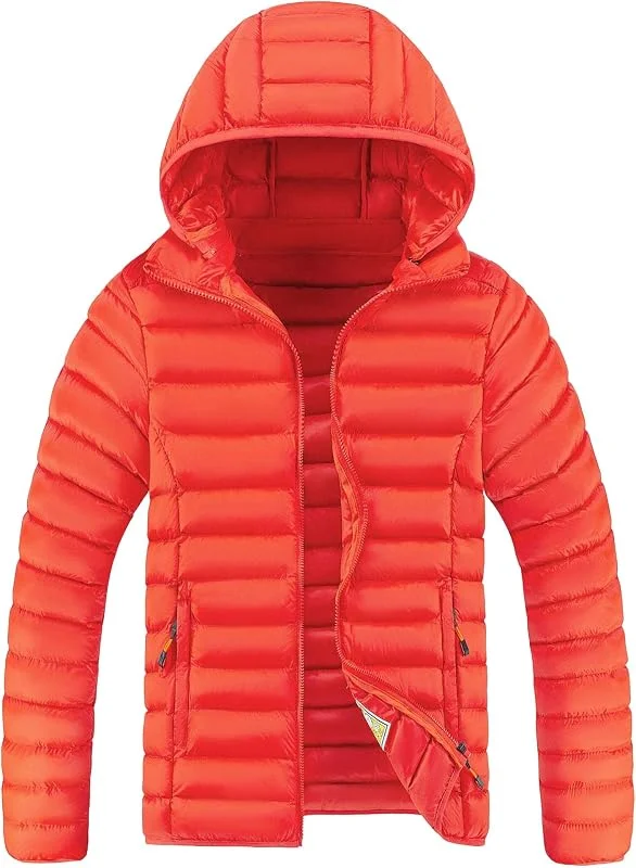 ZDJSWJ Hommes doudoune légère chaude imperméable à l'eau chaude hiver doudoune épaissie et moelleuse coupe - vent veste à capuche — Vetements ski