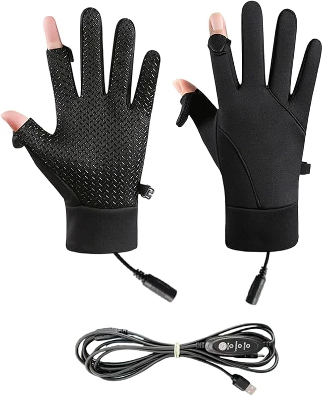 Gants chauffants électriques pour hommes avec chargement USB — Vetements ski