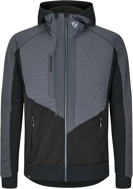 Ziener Nalik Veste Softshell, Hybride Skitour, Respirante, Coupe-Vent, Primaloft Homme — Vetements ski