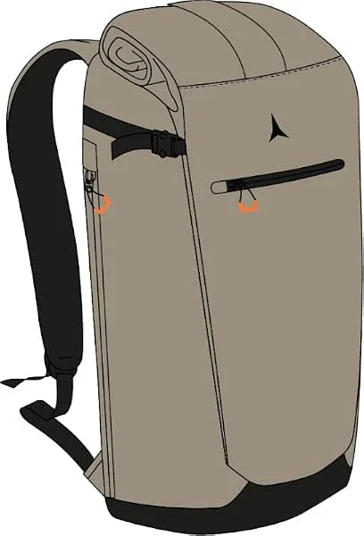 Atomic Sac à dos unisexe, beige, 27 x 15 x 68, Voyage — Equipement ski