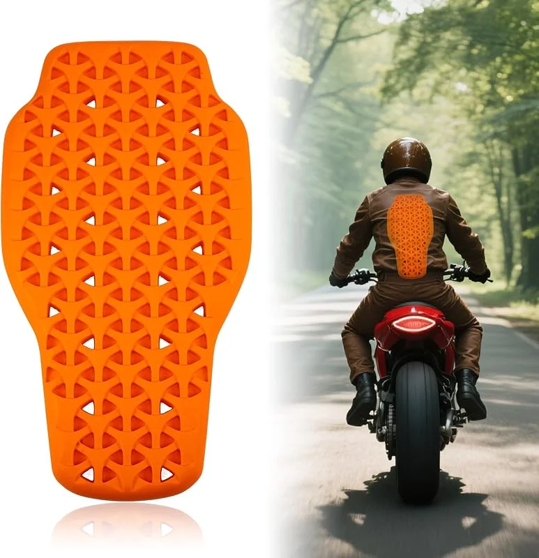 Protection Dorsale de Moto en PU Antichoc, Protection Dorsale Amovible et Respirante pour Veste de Moto, Cyclisme, Ski et Roller — Equipement ski