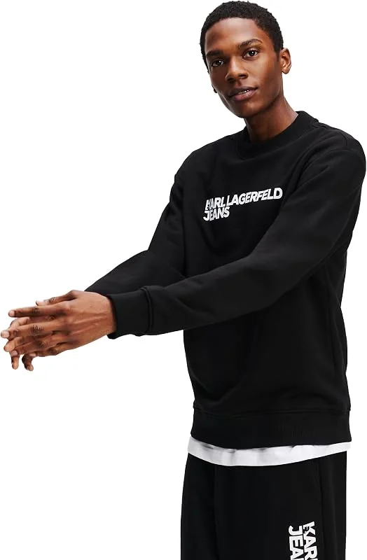 Karl Lagerfeld Jeans Sweat-shirt Regular Essential Logo pour homme — Vetements ski