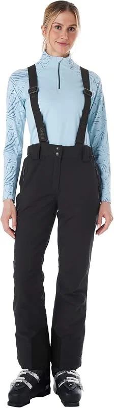 Killtec Ksw 249 WMN Ski Pnts - Pantalon de Ski Fonctionnel avec Bretelles Amovibles, Protection des Bords et Jupe Pare-Neige - Pantalon de Ski - Femme — Equipement ski