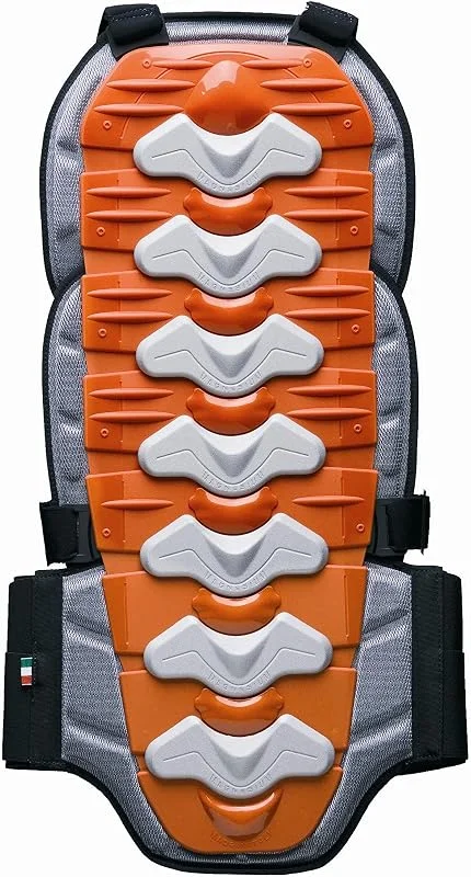 ZERO7 Protection dorsale pour motocross, Rouge, Orange, Taille L — Equipement ski