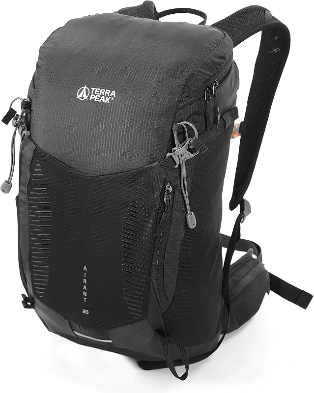 Terra Peak® Sac à dos de randonnée 20, 30, 40 L pour homme et femme (AIRANT) - Sac à dos de trekking, de voyage et d'alpinisme (ergonomique, imperméable) avec ventilation au niveau du dos (respirant) — Equipement ski