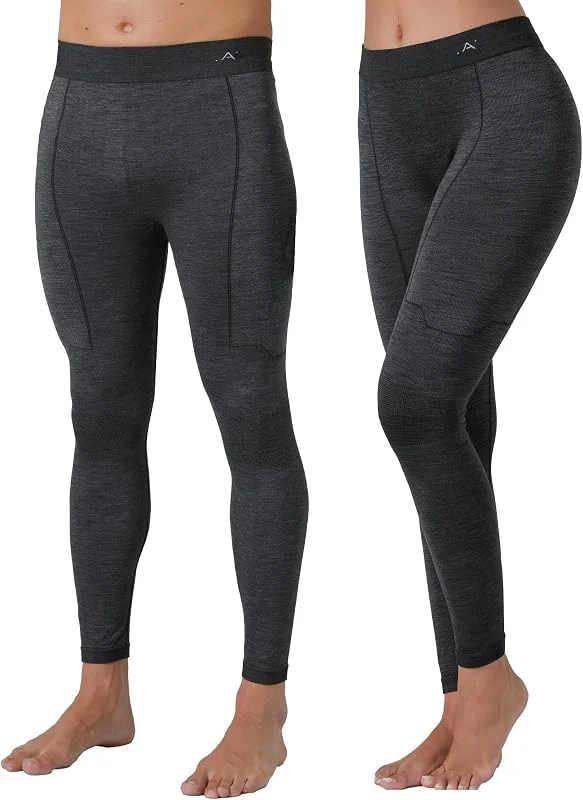 Risalti Collant Thermique Homme Femme en Laine Merino – Legging Thermique Femme Homme Hiver, sous Vêtement Chaud Respirant, Stretch sans Coutures - Made in Italy — Vetements ski