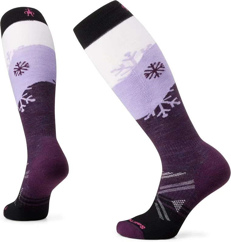 Smartwool Women's Ski Full Cushion Snowpocalypse Pattern Otc Socks Chaussettes de ski à coussin complet pour femmes, motif Snowpocalypse OTC Femme — Vetements ski