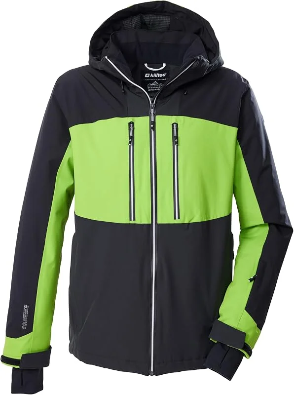 killtec Ksw 465 Mn Ski Jckt Veste de ski, veste fonctionnelle avec capuche amovible et jupe pare-neige Homme — Vetements ski
