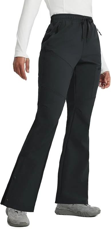 baleaf Pantalon de randonnée thermique pour femme - Pantalon softshell - Imperméable - Coupe-vent - Pantalon d'extérieur - Pantalon de ski - Pantalon de ski d'hiver — Vetements ski