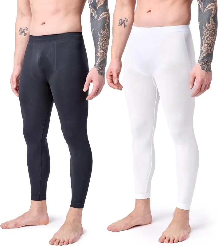 Ladeheid Pantalons Caleçons Longs sous-vêtement Thermique, Homme pour Hiver Sport Ski, Snowboard Course en Plain air LA40-260 — Vetements ski
