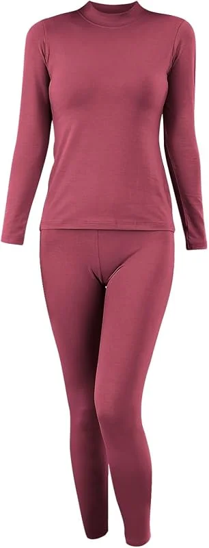 Sous-vêtements thermiques pour femme - Sous-vêtements de ski - Sous-vêtements thermiques fonctionnels - Sous-vêtements thermiques chauds et respirants - Pour la maison - Sports d'hiver - Ensemble de — Vetements ski